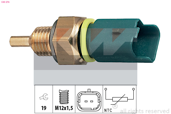 Senzor,temperatura lichid de racire 530 276 KW
